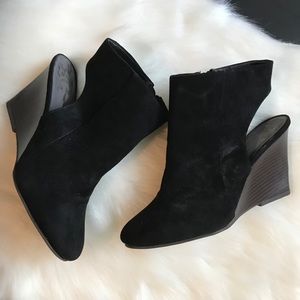 Charming Charlie’s black open back booties❤️❤️❤️❤️